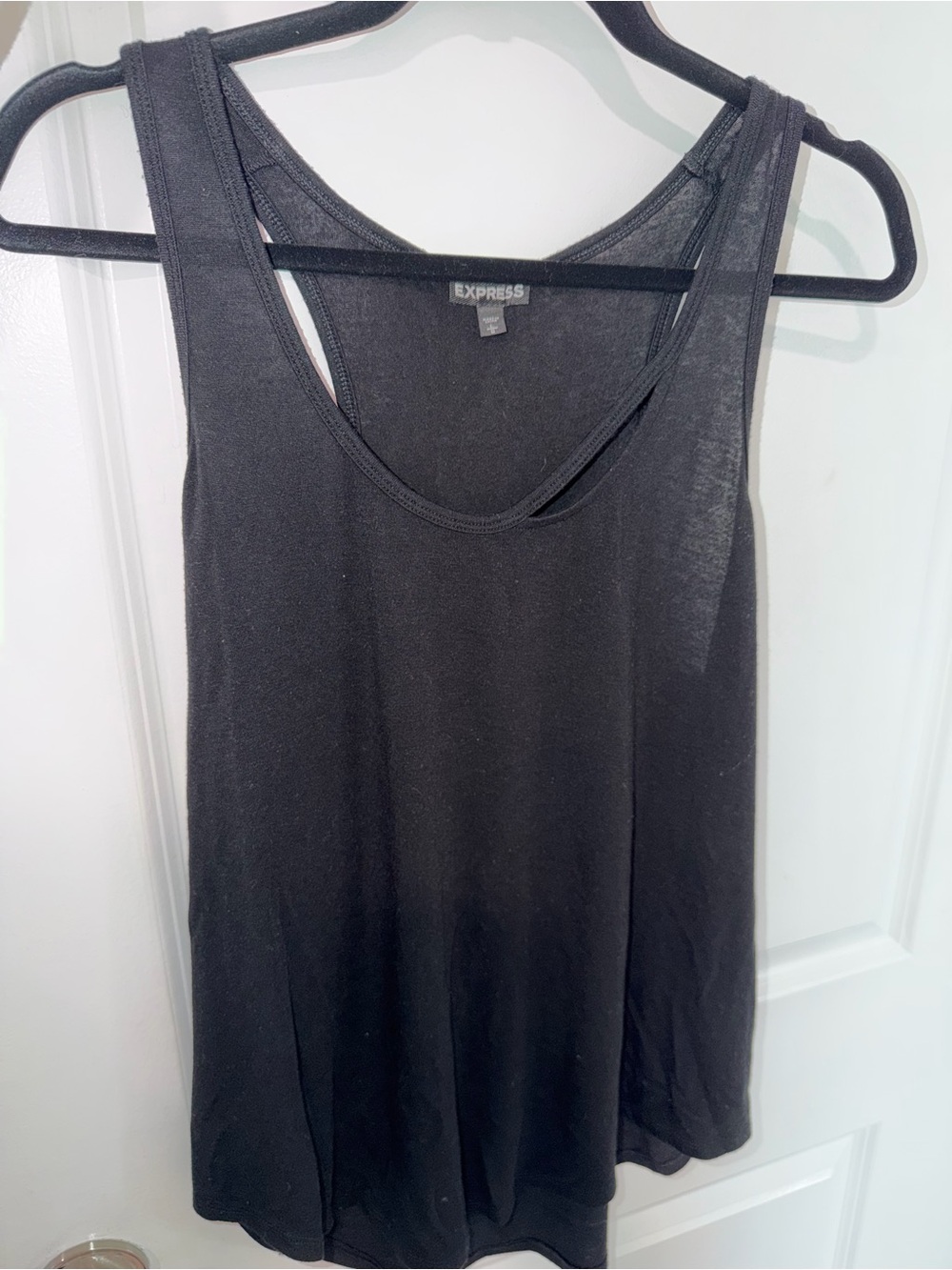 Express Black Scoop Neck Tank